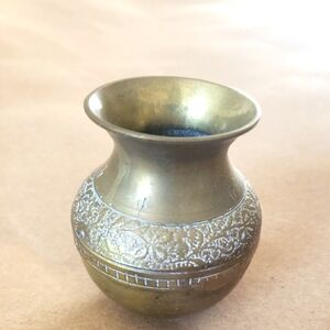 Solid Brass Vase